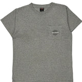 Central Maine Harley Davidson Graphic T-Shirt - Large Gray Cotton Blend