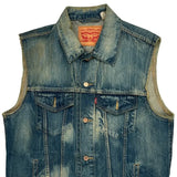 Levis Denim Gilet - XL Blue Denim