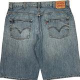 Levis Denim Shorts - 40W 10L Blue Denim