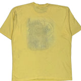 Made In USA Single Stitch Unbranded Graphic T-Shirt - Large Yellow Cotton