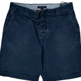 Tommy Hilfiger Chino Shorts - 32W 10L Blue Cotton