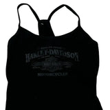 Motorcycles Harley Davidson Graphic Tank Top - Small Black Cotton