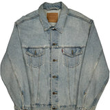 Levis Denim Jacket - XL Light Wash Denim