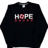 Russell Athletic Sweatshirt - Medium Black Cotton Blend