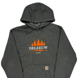 Carhartt Graphic Hoodie - Medium Gray Cotton Blend