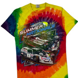 Dirtcar Summer Nationals 2019 Port & Company Graphic T-Shirt - Small Multicoloured Cotton