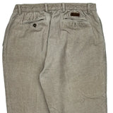 Chaps Ralph Lauren Cord Trousers - 35″ Waist Beige Cotton