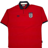England Umbro Football Football Shirt - XL Red Polyester