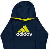 Age 8 Adidas Hoodie - Small Navy Polyester