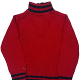 Age 3 Tommy Hilfiger 1/4 Zip - 2XS Red Cotton