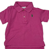 Age 12 Months Ralph Lauren Polo Shirt - 3XS Pink Cotton