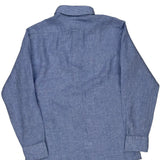 Spier & Mackay Slim Shirt - Large Blue Linen