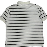 Polo By Ralph Lauren Striped Polo Shirt - 2XL White Cotton
