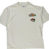 Disney Single Stitch T-Shirt - 2XL White Cotton