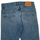 Levis Denim Shorts - 34W 10L Blue Denim