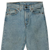Levis Slim Fit Denim Shorts - 29W 11L Light Wash Cotton