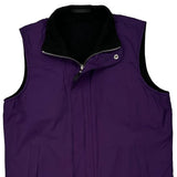Ralph Lauren Reversible Fleece Vest - Medium Purple Polyester