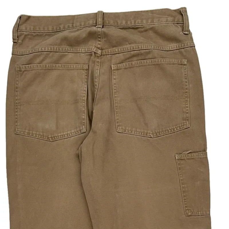 Gap Double Knee Carpenter Trousers - 32W 29L Brown Cotton