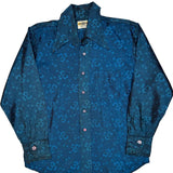 Innovation Floral Shirt - Large Blue Polyester
