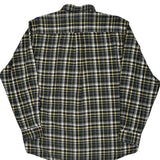 Nautica Checked Flannel Shirt - Large Multicoloured Cotton