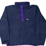 Age 12 Patagonia Fleece - Large Purple Polyester