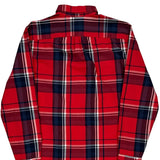 Tall American Eagle Checked Shirt - Large Red Cotton