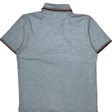 Tommy Hilfiger Striped Polo Shirt - Large Blue Cotton