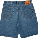 Levis Denim Shorts - 36W 10L Blue Cotton