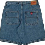 Guess Denim Shorts - 38W 12L Blue Cotton
