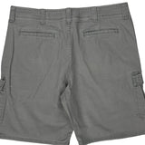 Wrangler Cargo Shorts - 36W 9L Grey Cotton