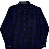 Tommy Hilfiger Checked Shirt - XL Purple Cotton