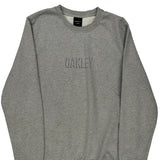 Oakley Sweatshirt - Medium Grey Cotton Blend