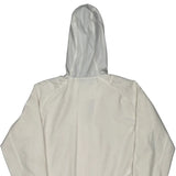 Nike Windbreaker - Large White Polyester