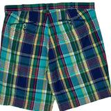 Ralph Lauren Checked Shorts - 34W 9L Multicoloured Cotton