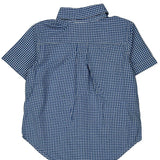 Age 3 Ralph Lauren Checked Short Sleeve Shirt - XS Blue Cotton