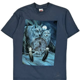 Alaska Anvil Single Stitch T-Shirt - Medium Blue Cotton