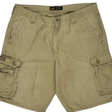 Lee Cargo Shorts - 36W 11L Beige Cotton