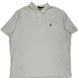 Polo By Ralph Lauren Polo Shirt - 2XL White Cotton