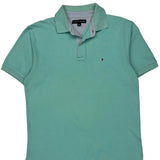 Tommy Hilfiger Polo Shirt - Large Green Cotton
