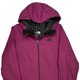 The North Face Waterproof Jacket - Large Purple Polyester
