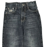 Age 10 Fubu Graphic Jeans - Medium Dark Wash Cotton
