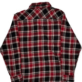 Dickies Checked Flannel Shirt - Medium Black Cotton