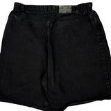 Lee Denim Shorts - 32W UK 14 Black Cotton