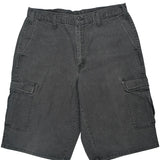 Dickies Cargo Shorts - 36W 11L Grey Cotton