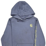 Carhartt Hoodie - Large Purple Cotton