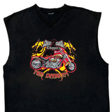 Motorcycle Orange County Choppers Graphic Tank Top - 2XL Black Cotton
