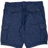 Champion Slim Fit Cargo Shorts - 36W 10L Blue Cotton