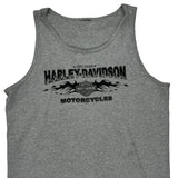 Toledo Harley Davidson Graphic Tank Top - No Size Gray Cotton