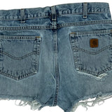 Carhartt Denim Shorts - 32W UK 14 Light Wash Cotton