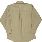 Chaps Ralph Lauren Shirt - Large Beige Cotton